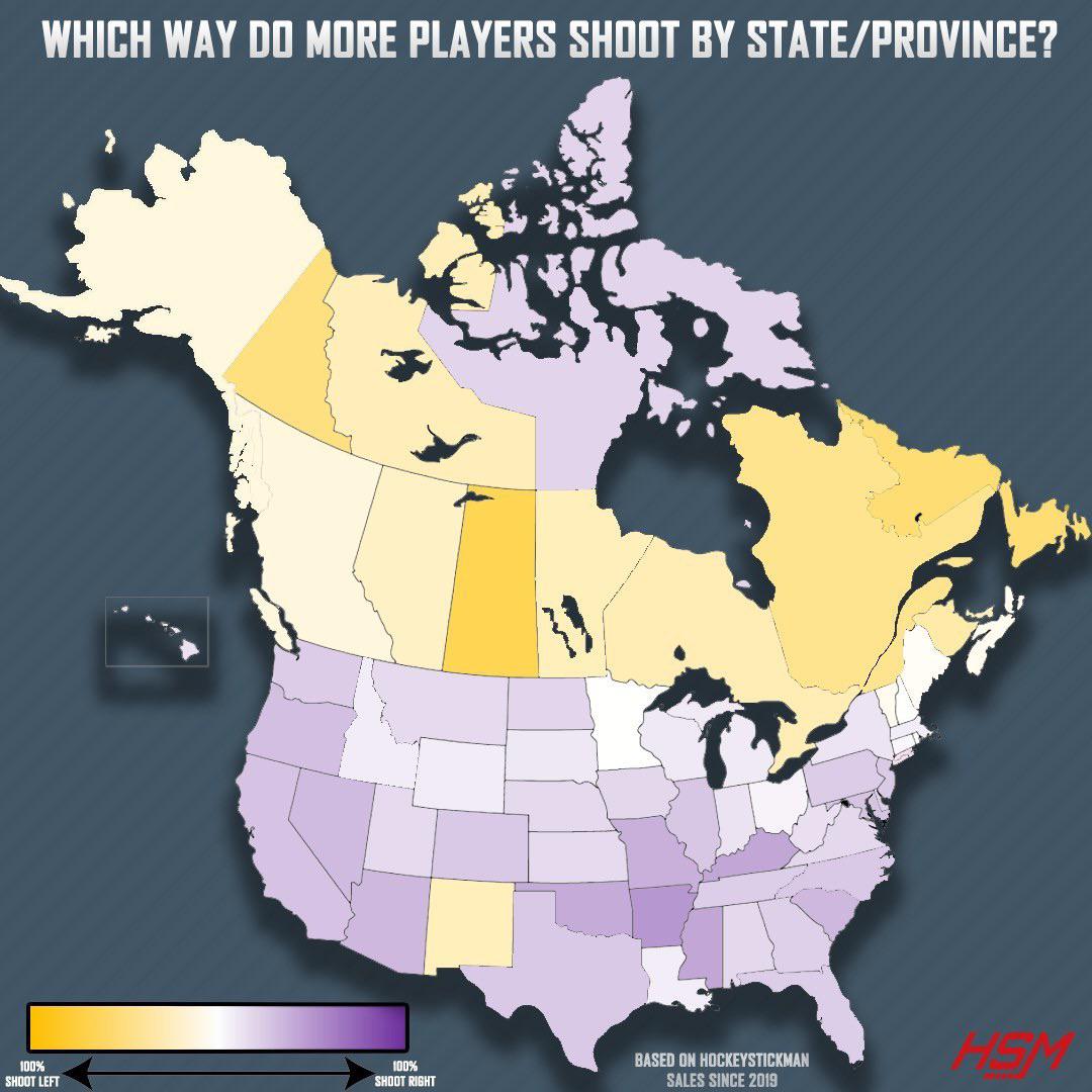 map of hockey shots